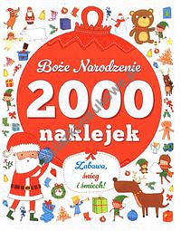 2000 naklejek Boże Narodzenie