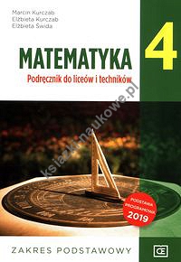Matematyka 4 Podręcznik Zakres podstawowy
