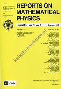 Reports on Mathematical Physics 76/3 2015 Kraj