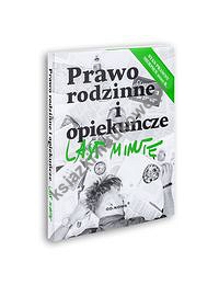 Last Minute Prawo Rodzinne I Opiekuńcze 2020