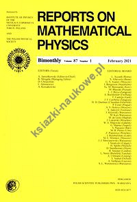 Reports on Mathematical Physics 87/1