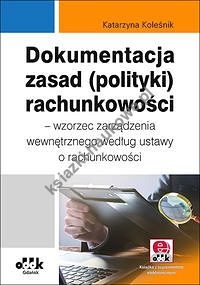 Dokumentacja zasad polityki) rachunkowości
