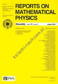 Reports on Mathematical Physics 74/1 2014 kraj