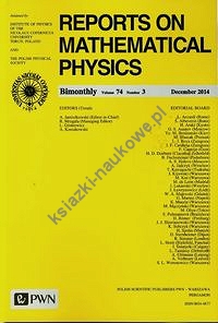 Reports on Mathematical Physics 74/3 2014