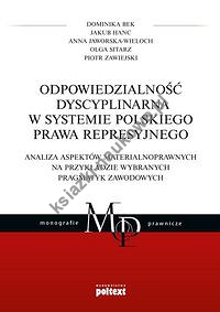 Odpowiedzialność dyscyplinarna w systemie polskiego prawa represyjnego