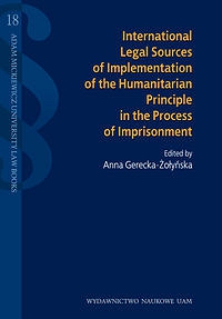International legal sources of implementation of the humanitarian principle in the process of impris